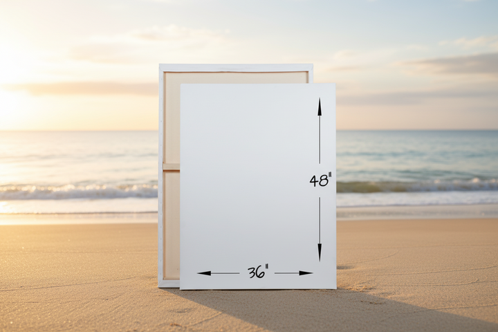 36 inch by 48 inch canvas